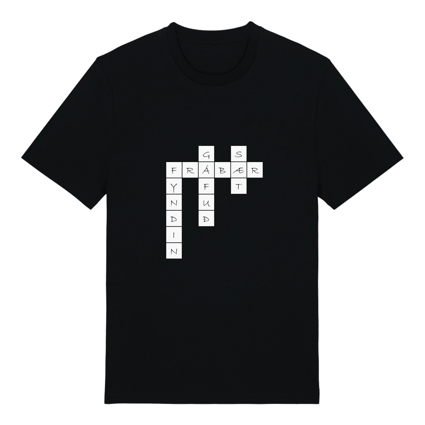 T-shirt - Variable design - Crossword puzzle