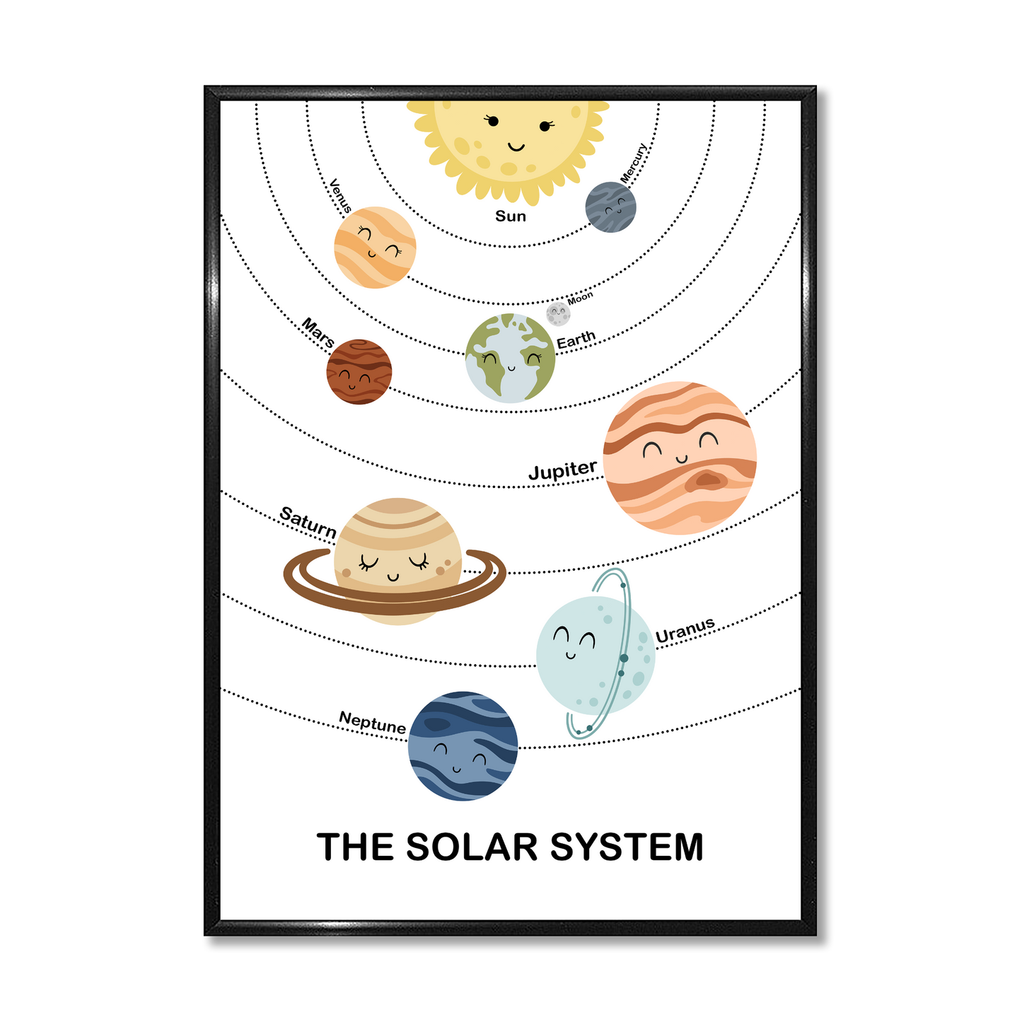 Wall art - Ready-made Design - Our Solar System - Version 2