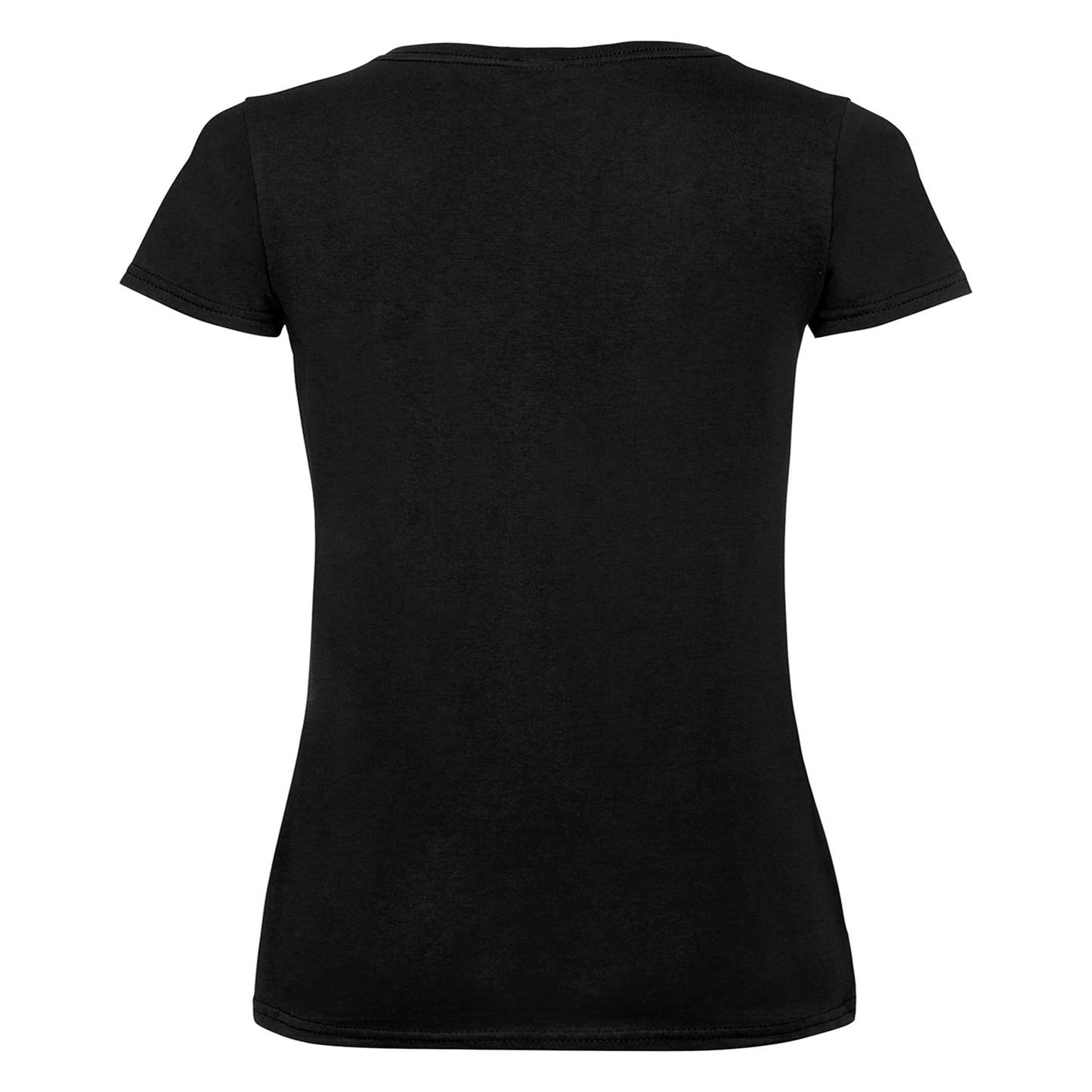 Women's T-shirt - V-neck - Your design - Chest and back logo