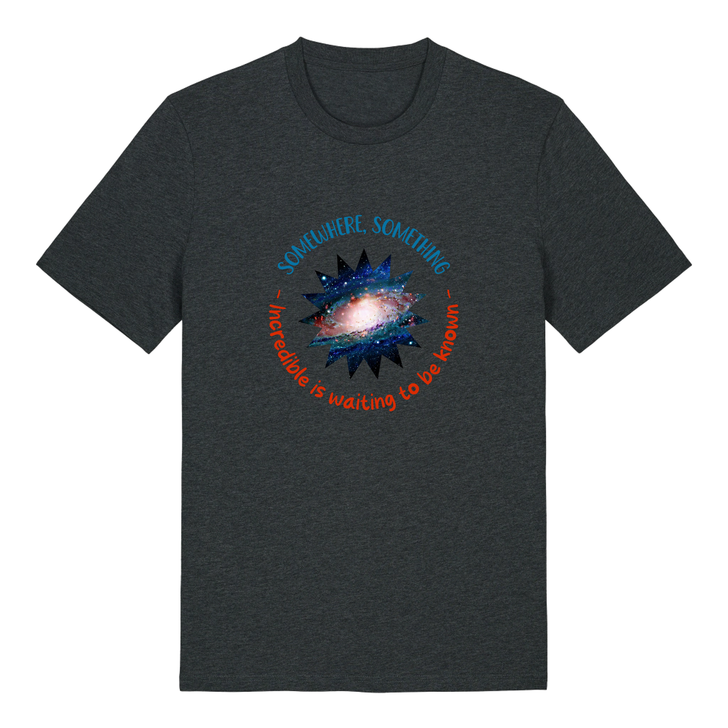 T-shirt - Your design - Image in a shape with circular text