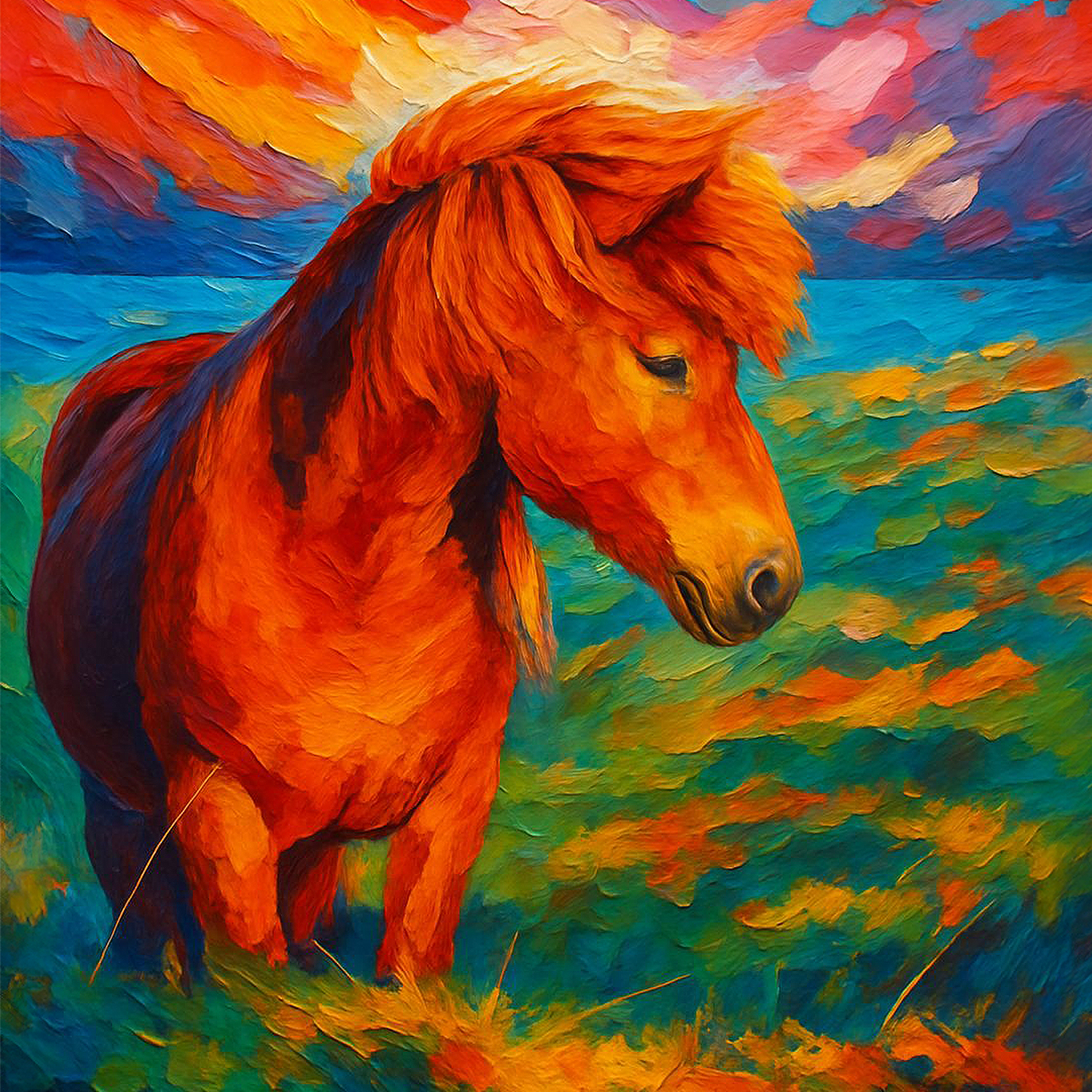 Digital painting - Version 3 - Colorful