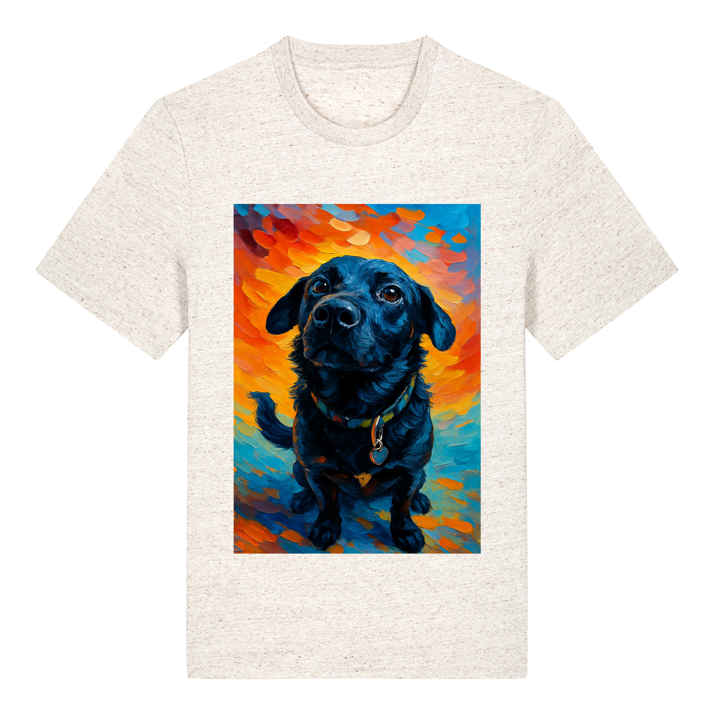 T-shirt - Digital drawing - Colorful pet painting