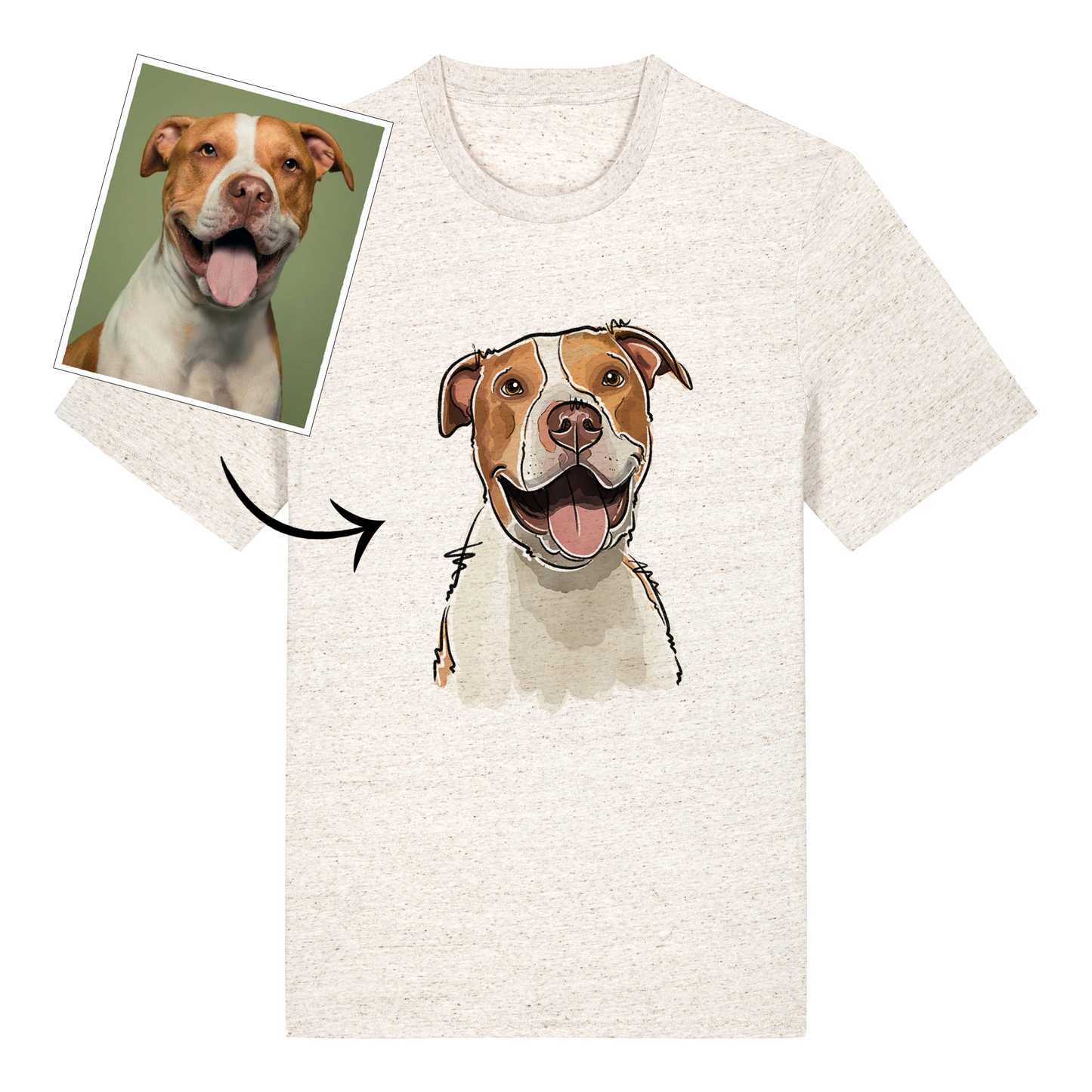 T-shirt - Pet drawing - Version 4