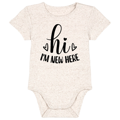 Baby bodysuit - Ready-made Design - Hi/Hæ