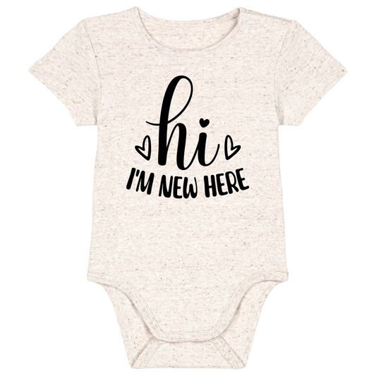 Baby bodysuit - Ready-made Design - Hi/Hæ