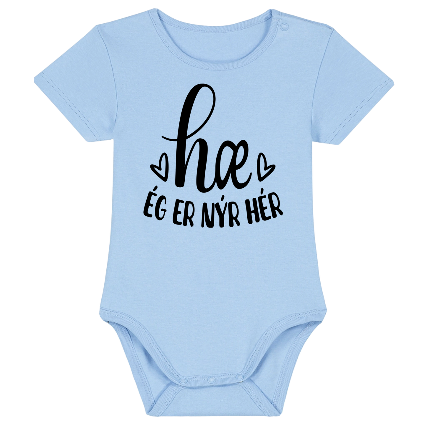 Baby bodysuit - Ready-made Design - Hi/Hæ