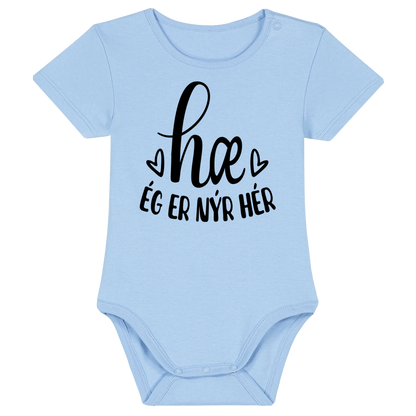 Baby bodysuit - Ready-made Design - Hi/Hæ