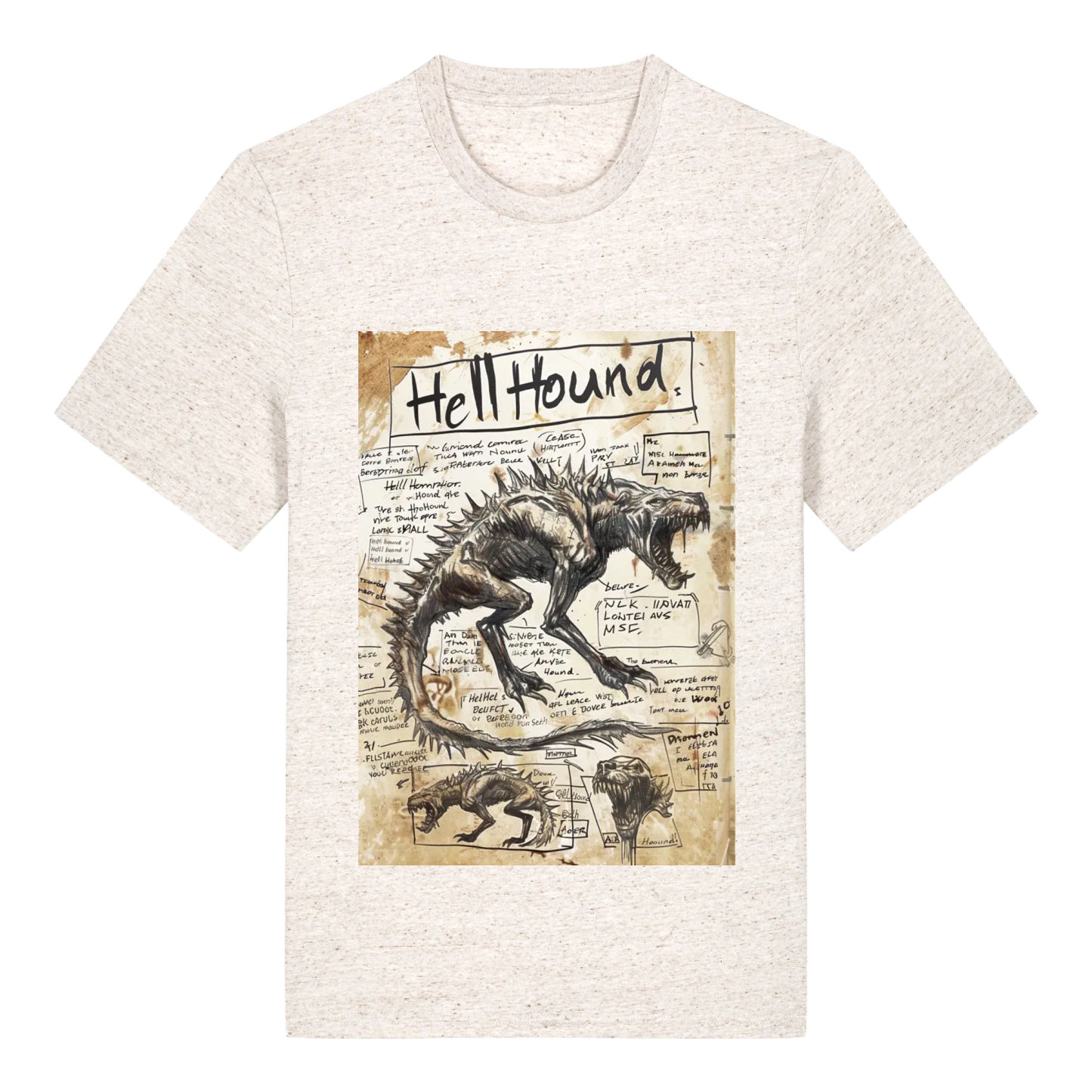 T-shirt - Ready-made design - Spellbook pages