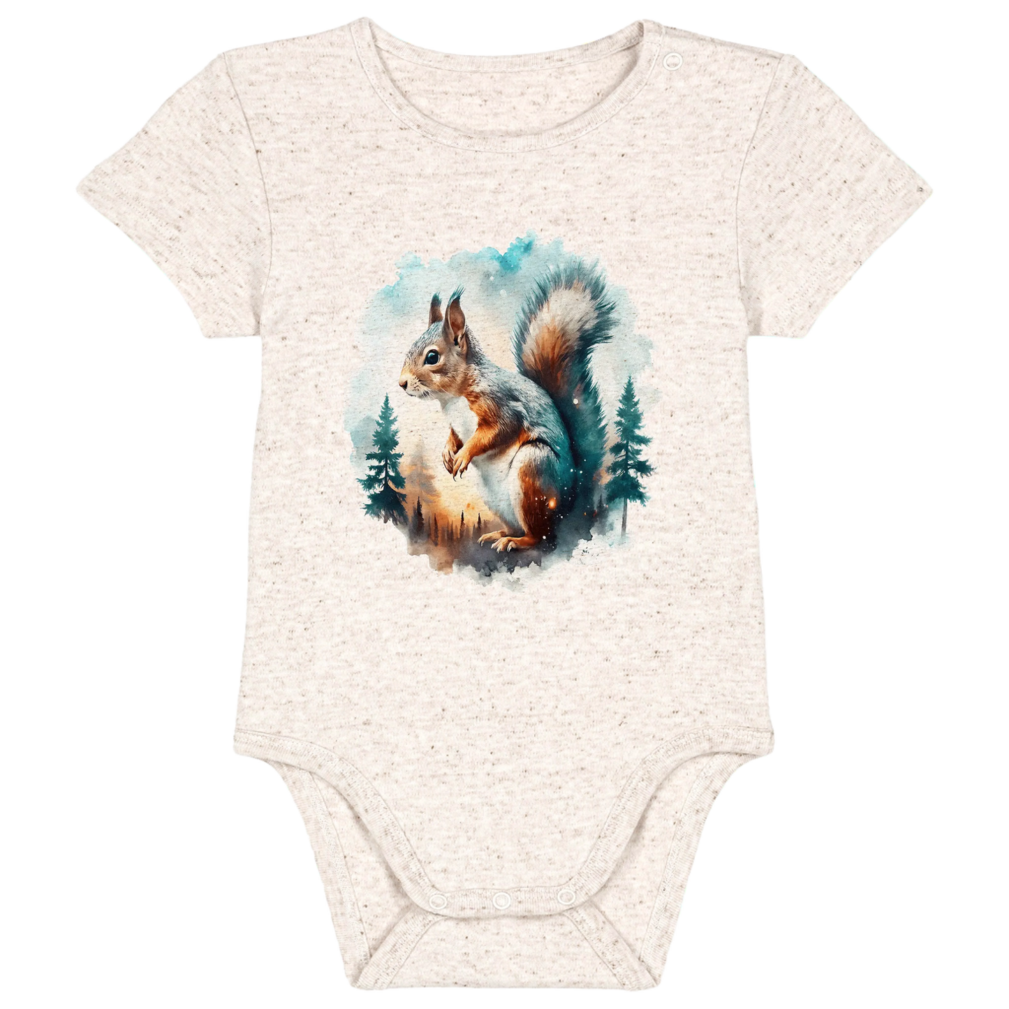 Baby bodysuit - Ready-made design - Forest animals