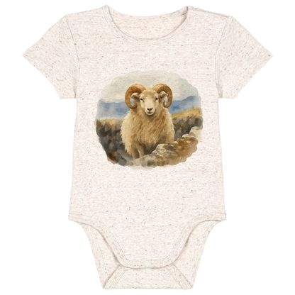 Baby bodysuit - Ready-made Design - Icelandic Animals