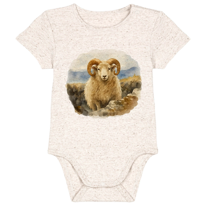 Baby bodysuit - Our design - Icelandic Animals