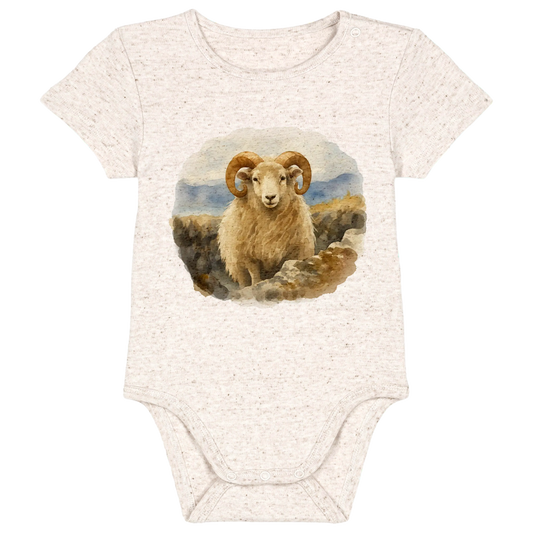 Baby bodysuit - Our design - Icelandic Animals