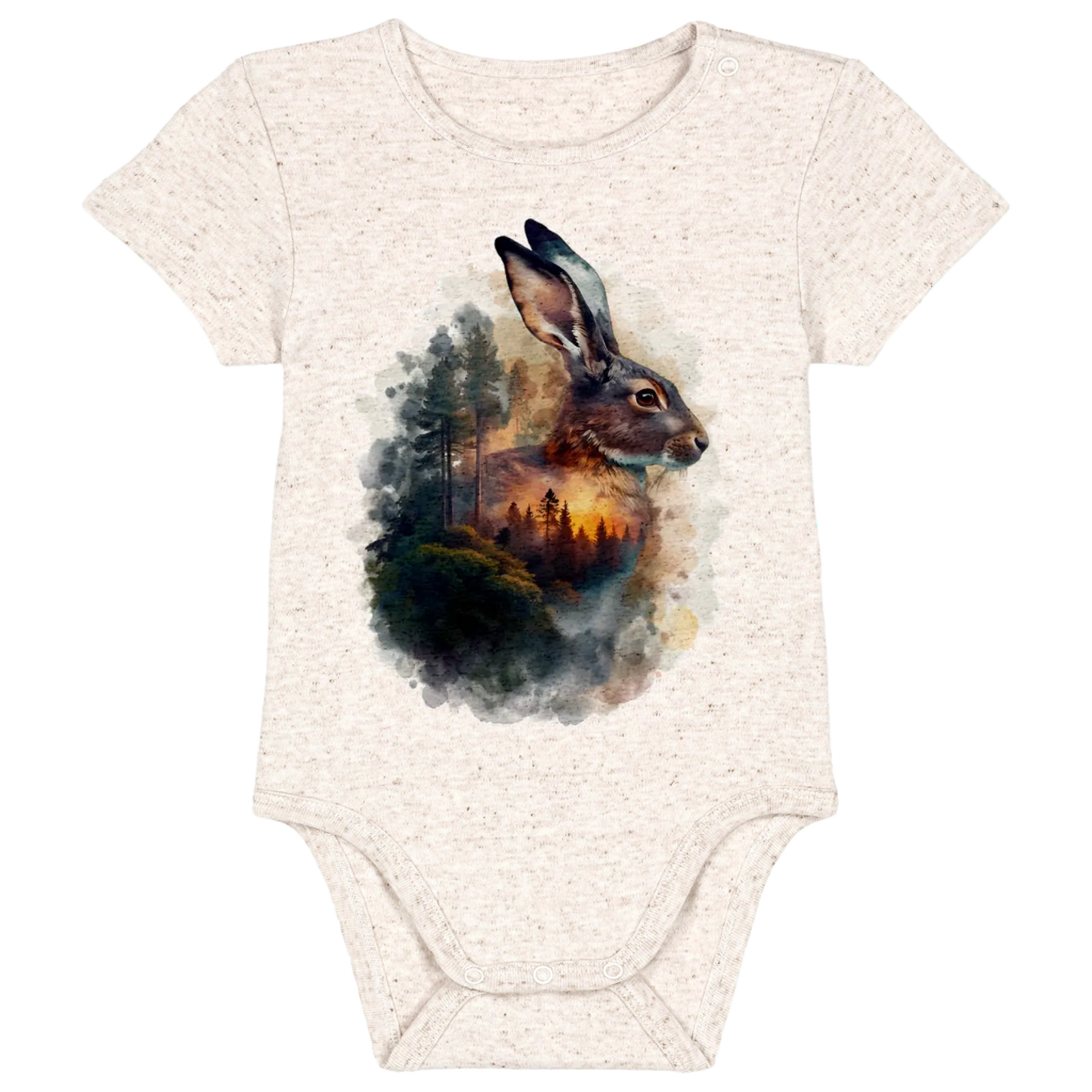 Baby bodysuit - Our design - Forest animals
