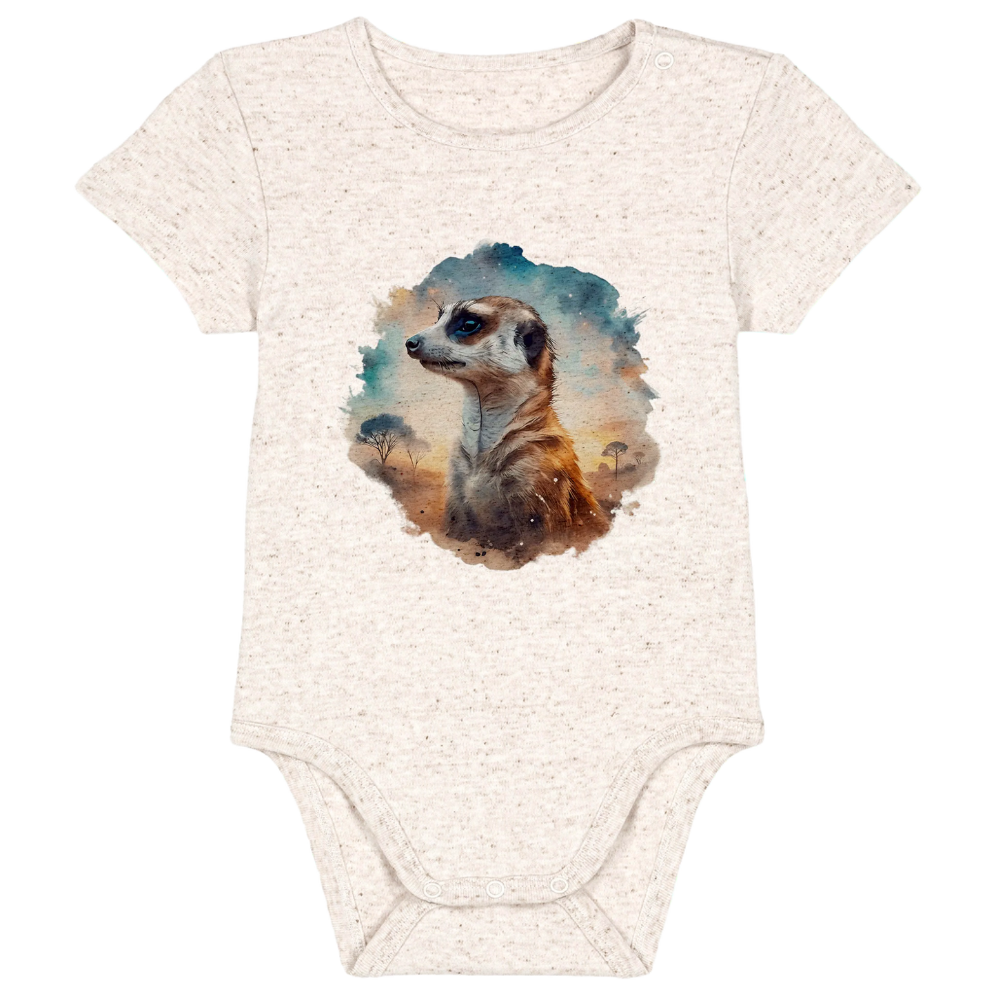 Baby bodysuit - Our design - Safari Animals