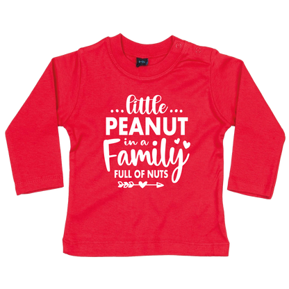 Design on a long sleeve baby shirt