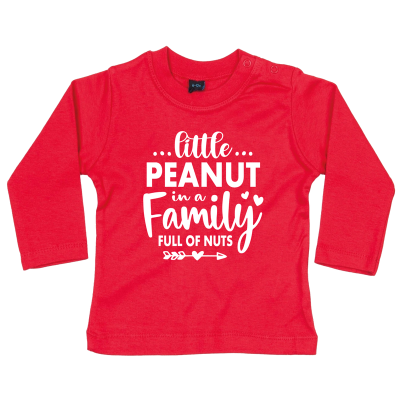 Design on a long sleeve baby shirt