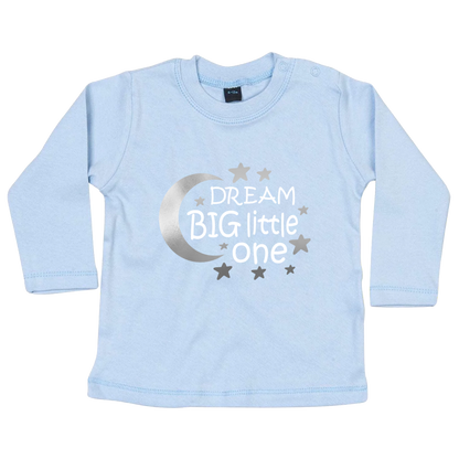 Design on a long sleeve baby shirt