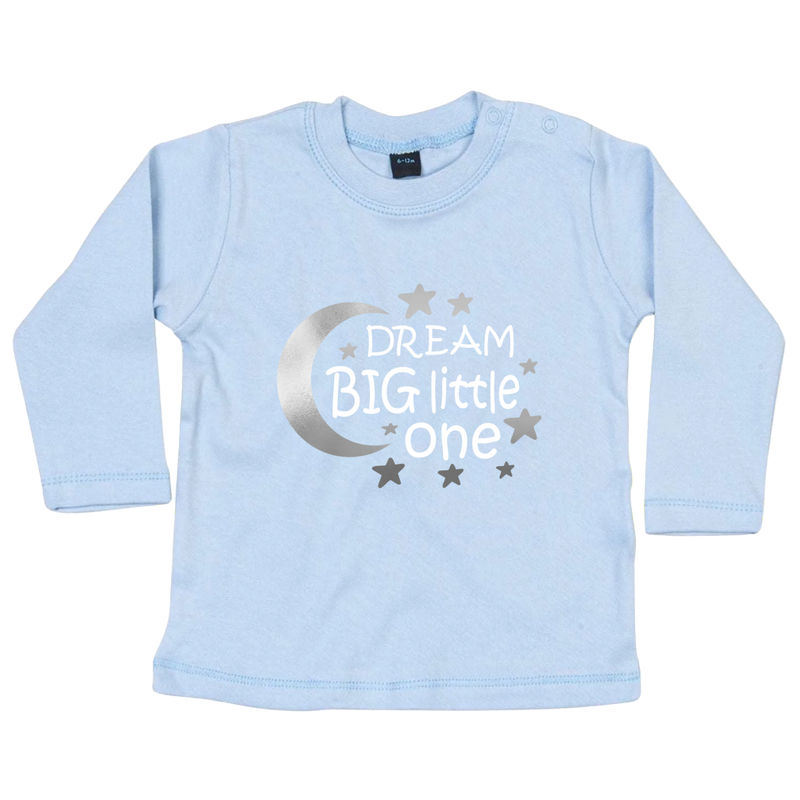 Design on a long sleeve baby shirt