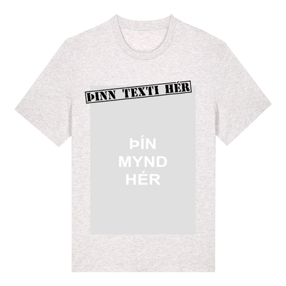 Bolur - Breytileg hönnun - Mynd með stimpil texta