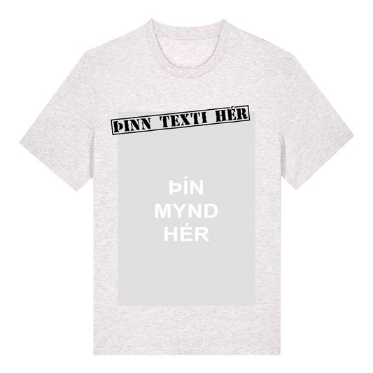 Bolur - Breytileg hönnun - Mynd með stimpil texta