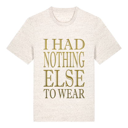 Ég átti ekkert annað til að vera í