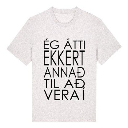 Ég átti ekkert annað til að vera í