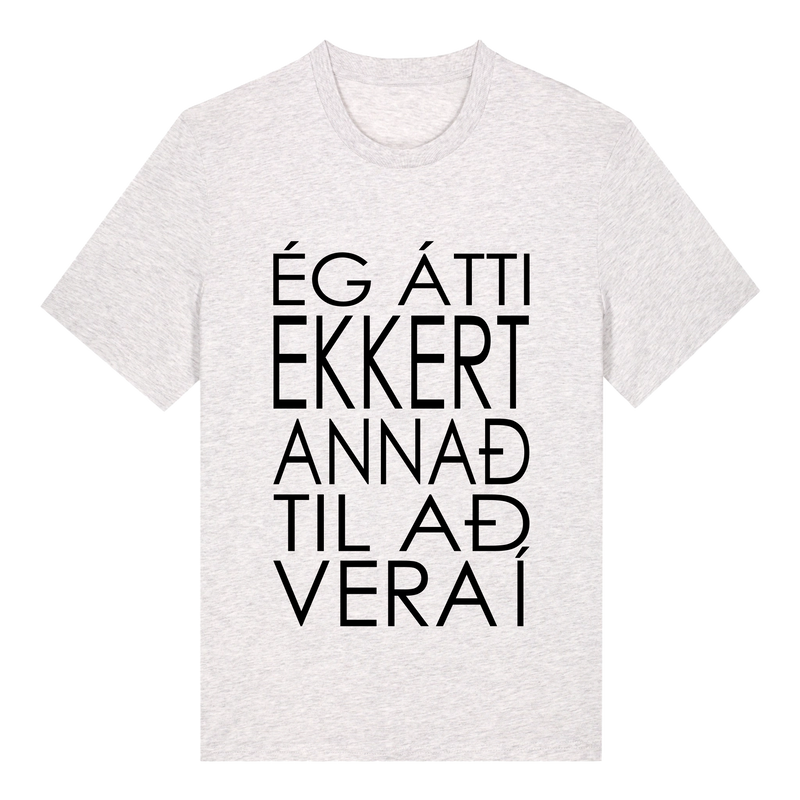 Ég átti ekkert annað til að vera í