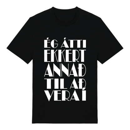 Ég átti ekkert annað til að vera í