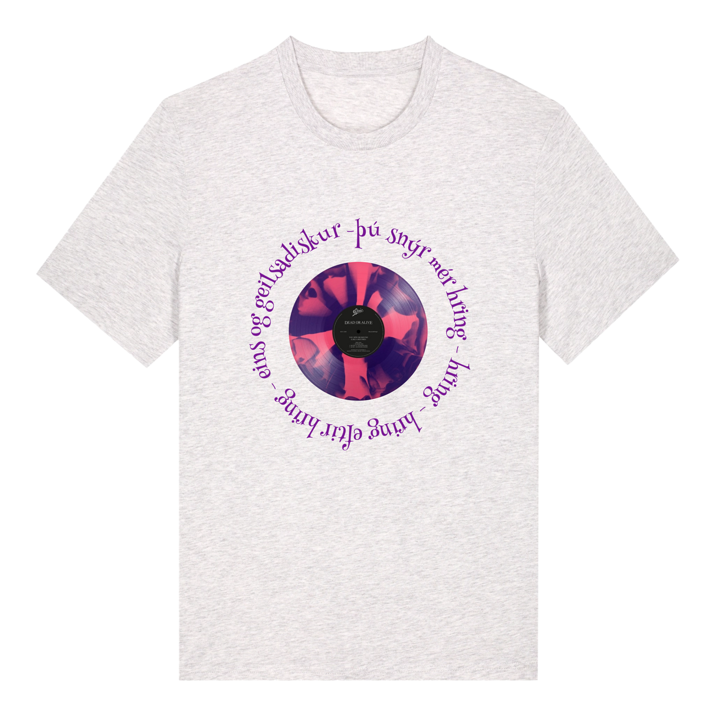 Image in a shape with circular text