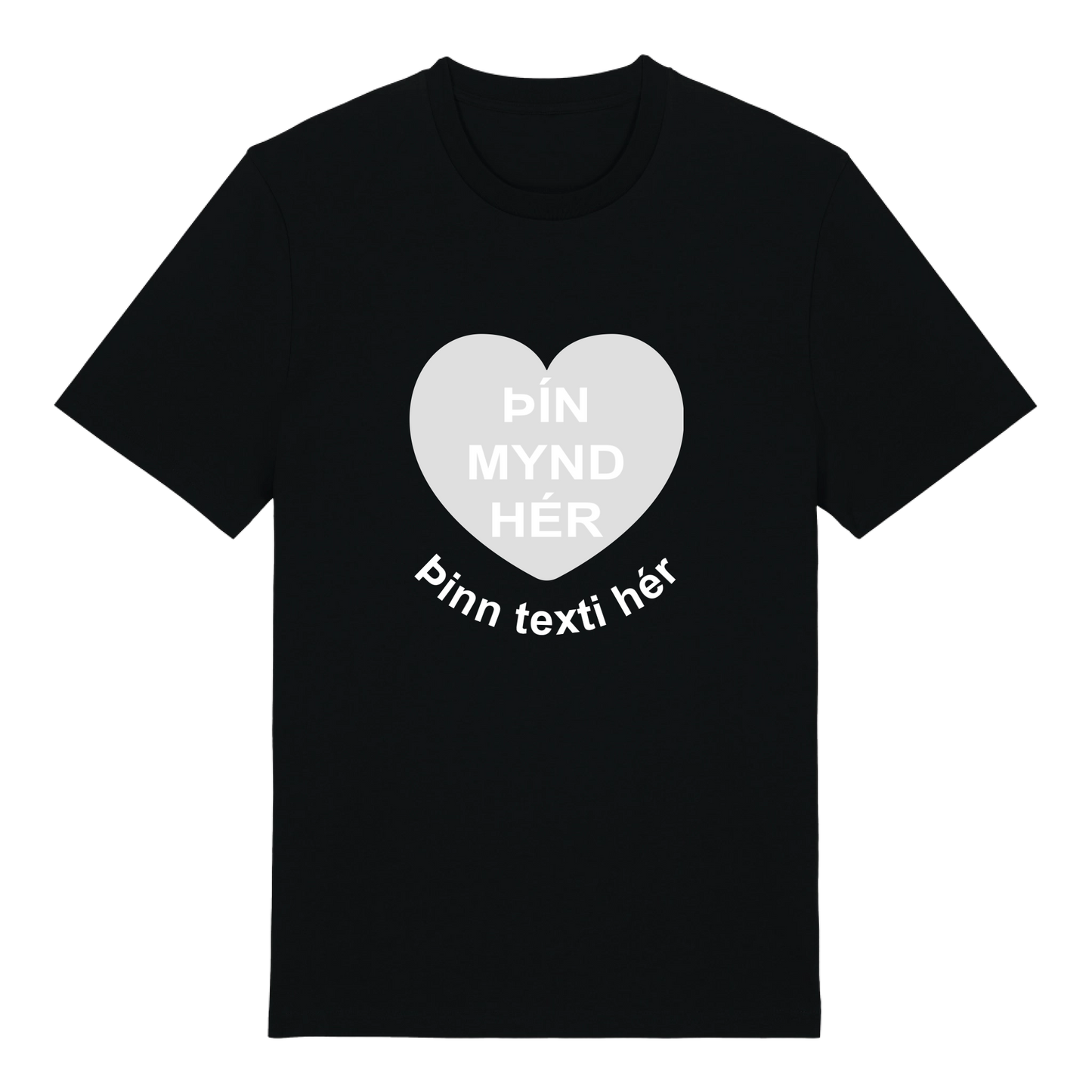 Þín mynd í hjarta formi