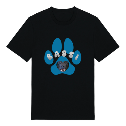 Loppa með mynd og nafni