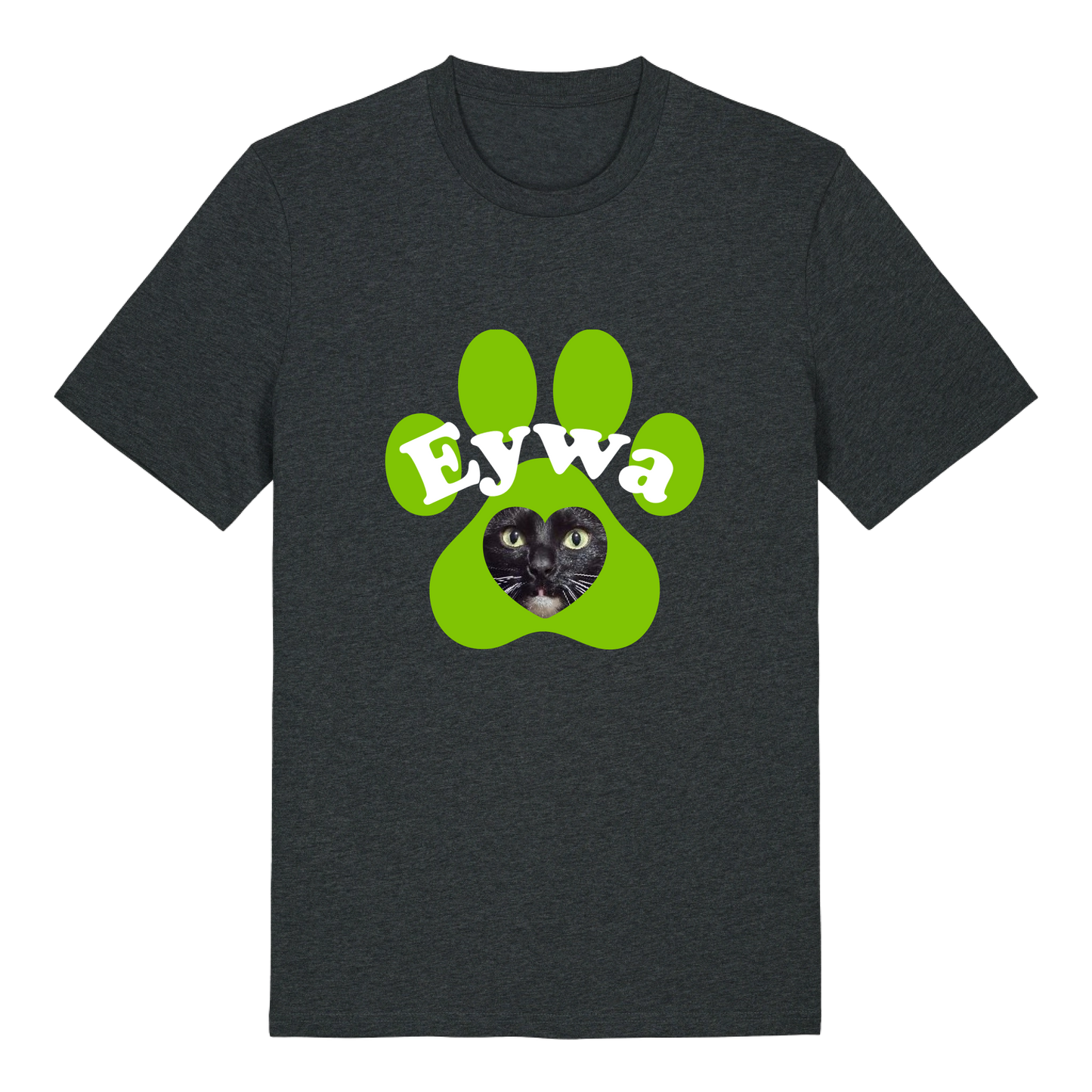 Loppa með mynd og nafni