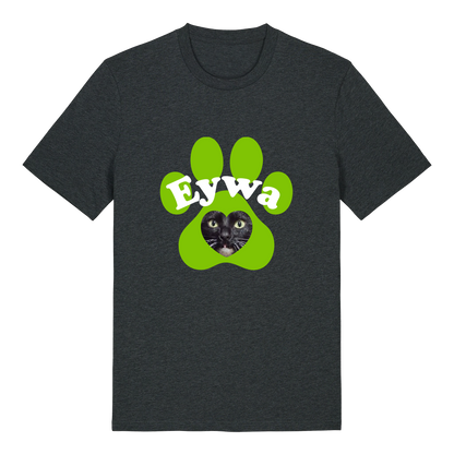 Loppa með mynd og nafni