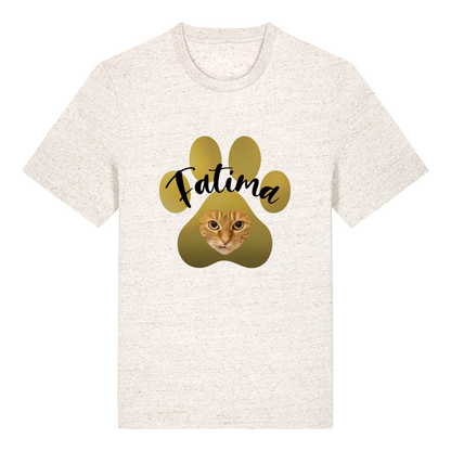 Loppa með mynd og nafni