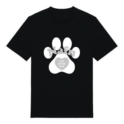 Loppa með mynd og nafni