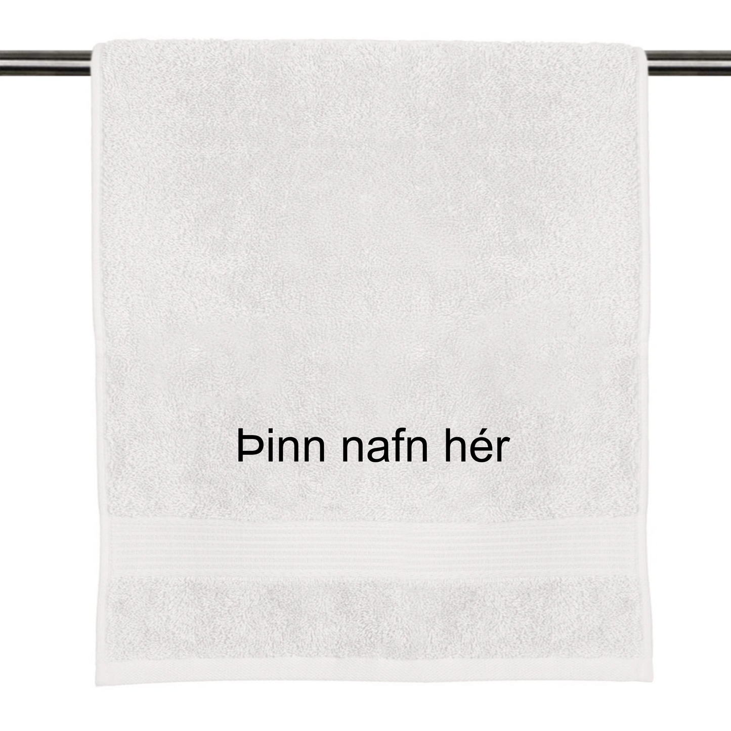 Your name on a towel