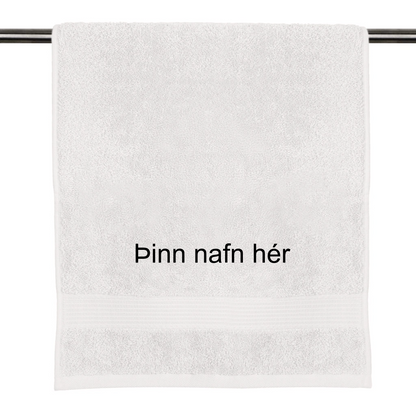 Your name on a towel