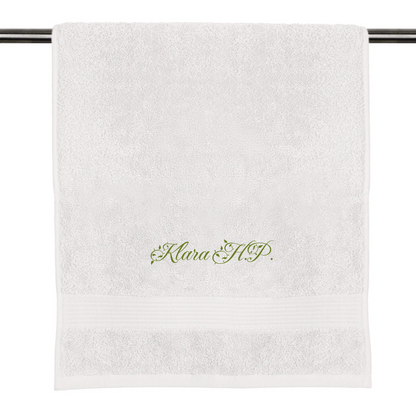 Your name on a towel