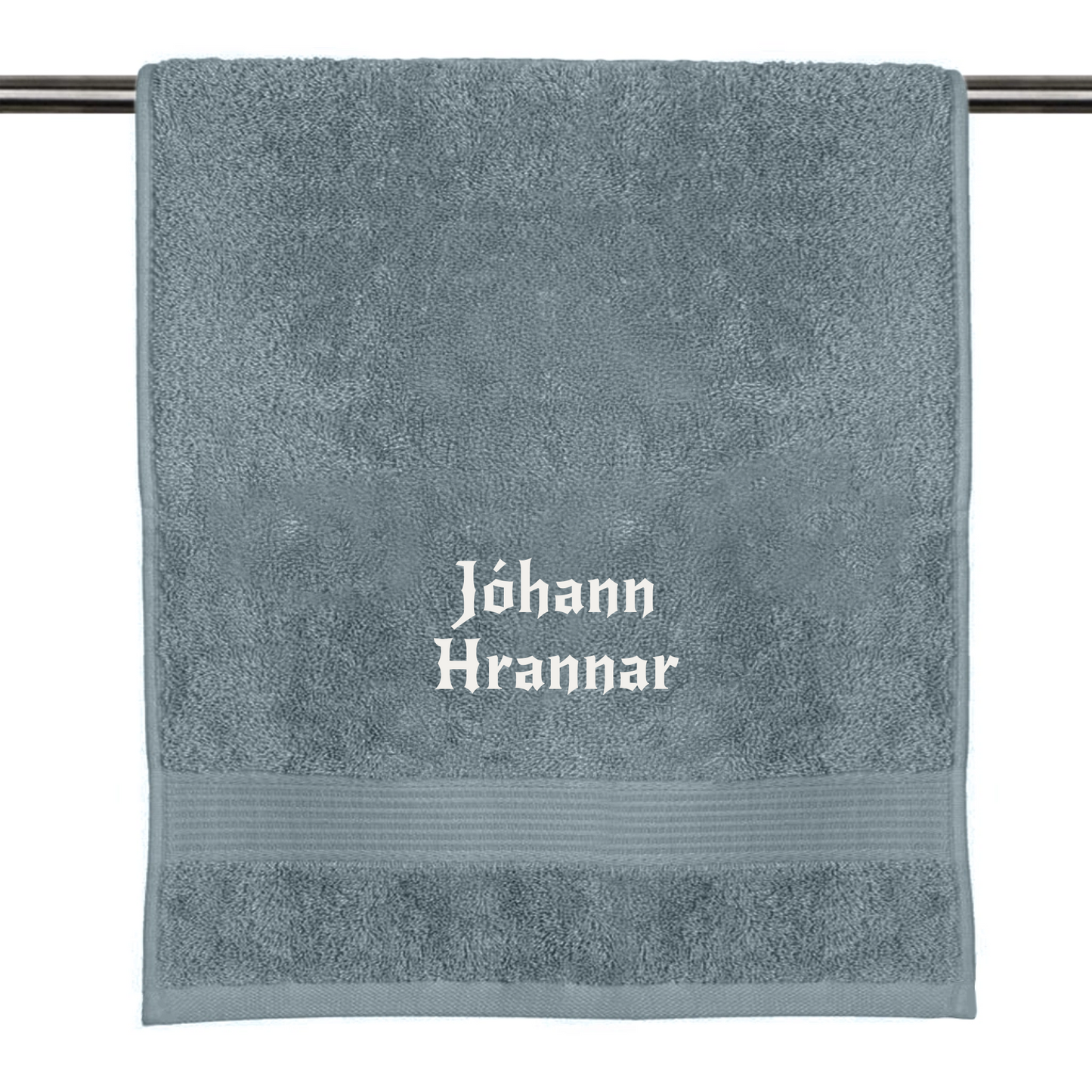 Your name on a towel