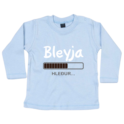 Design on a long sleeve baby shirt
