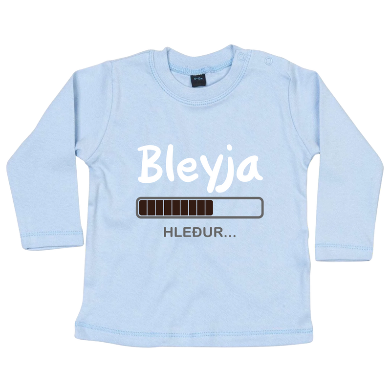 Design on a long sleeve baby shirt