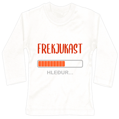 Design on a long sleeve children shirt