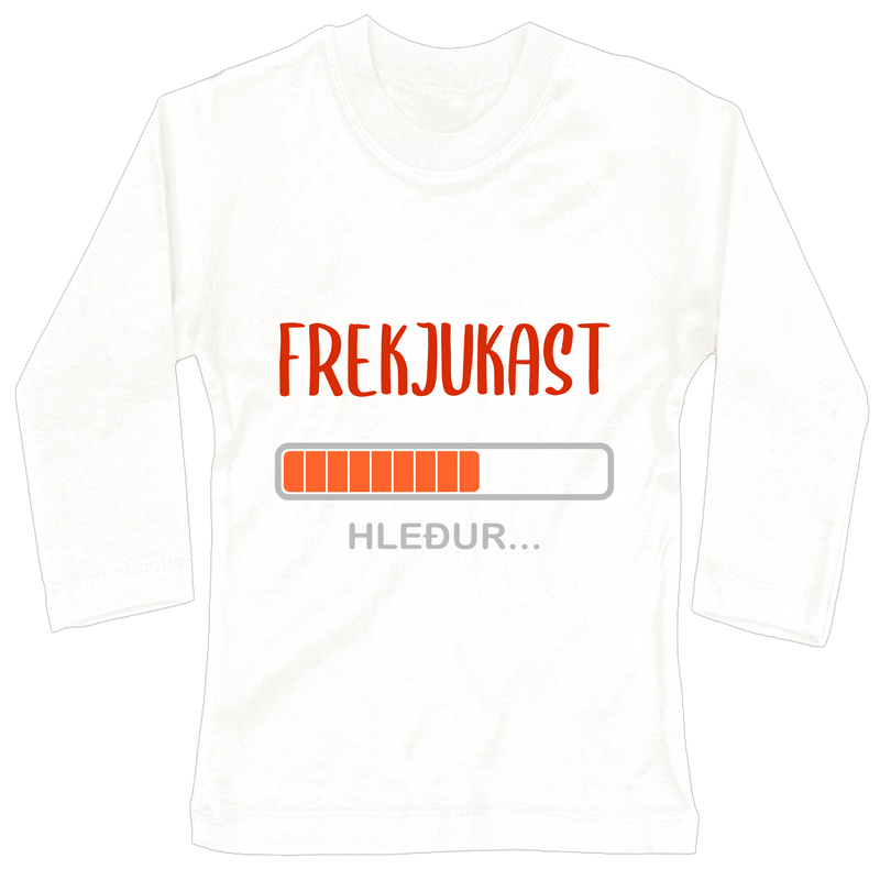 Design on a long sleeve children shirt