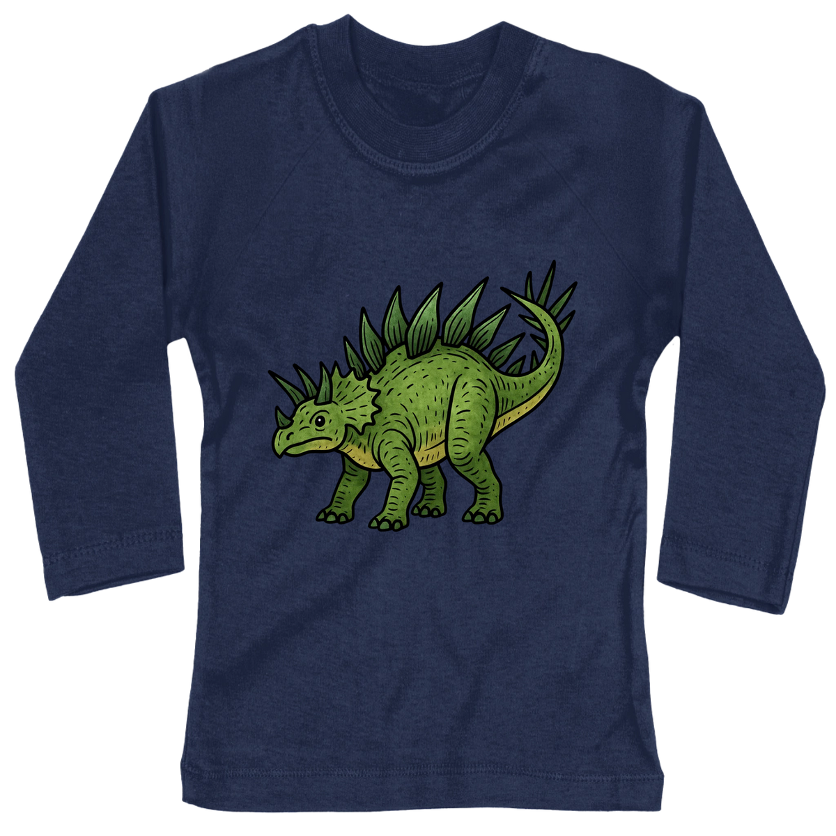Design on a long sleeve children shirt