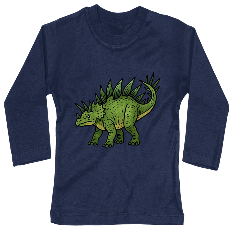 Design on a long sleeve children shirt