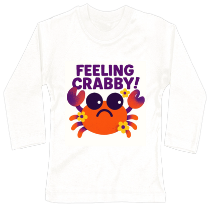 Design on a long sleeve children shirt