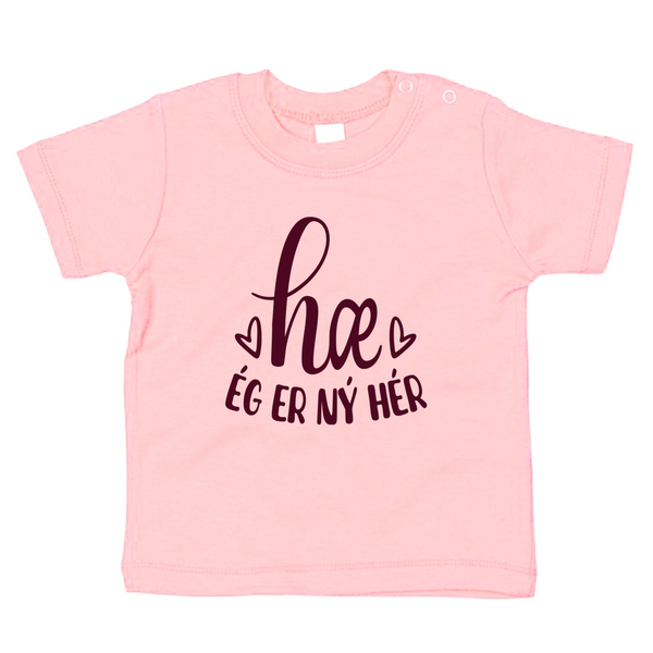 Design on a long sleeve baby shirt