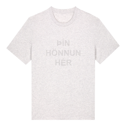 Transparent text on a T-shirt