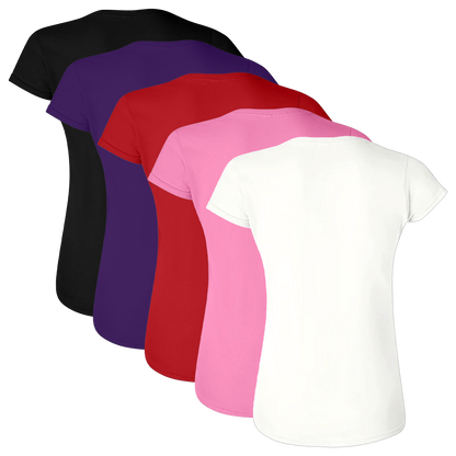 Women's T-shirt - Your design - Chest and back logo