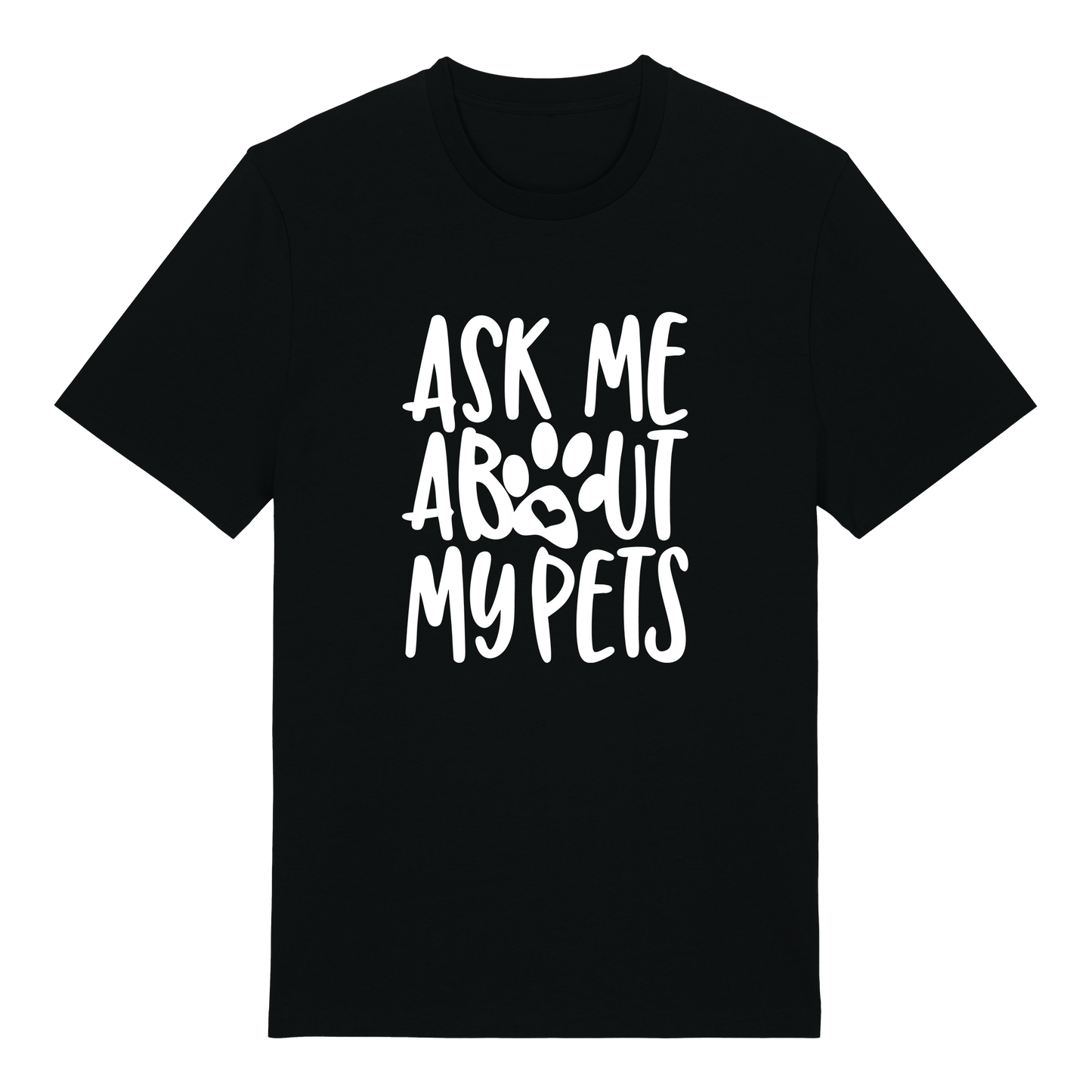 T-shirt - Ready-made design - Ask me about my cat/dog/pets